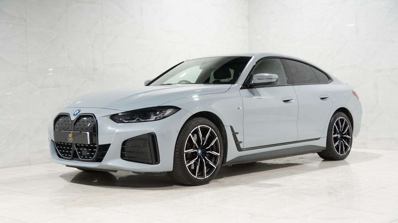 A 2023 BMW I4 40 83.9kWh M Sport Gran Coupe 5dr Electric Auto eDrive (340 ps) Service His A 2023 BMW I4 40 83.9kWh M Sport Gran Coupe 5dr Electric Auto eDrive (340 ps) Service His