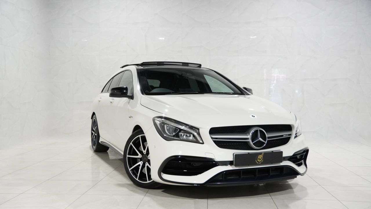 A 2018 MERCEDES-BENZ CLA 2.0 CLA45 AMG Shooting Brake 5dr Petrol SpdS DCT 4MATIC Euro 6 (s/s) (381 p A 2018 MERCEDES-BENZ CLA 2.0 CLA45 AMG Shooting Brake 5dr Petrol SpdS DCT 4MATIC Euro 6 (s/s) (381 p