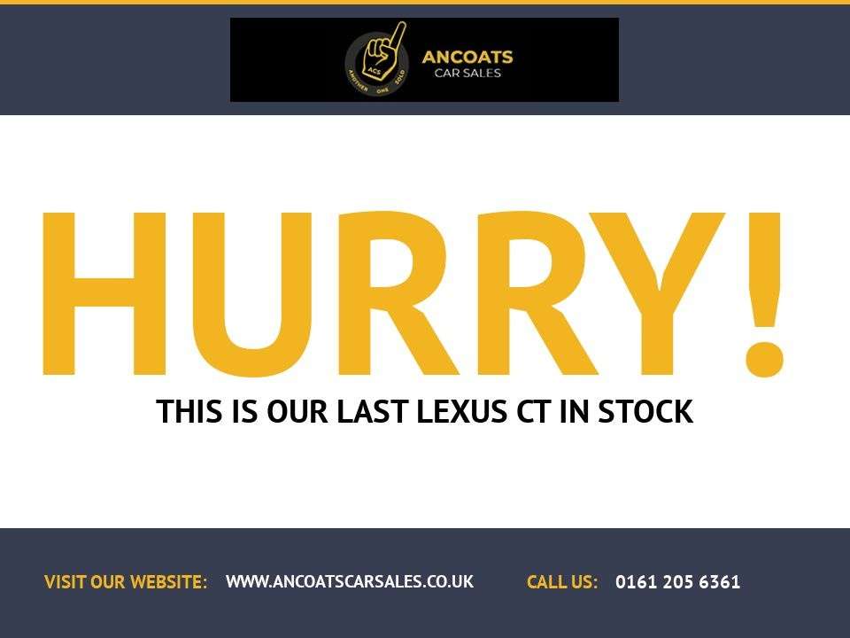 A 2014 LEXUS CT 1.8 200h Advance Hatchback 5dr Petrol Hybrid CVT Euro 6 (s/s) (136 ps) Sat- A 2014 LEXUS CT 1.8 200h Advance Hatchback 5dr Petrol Hybrid CVT Euro 6 (s/s) (136 ps) Sat-