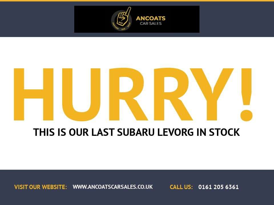 A 2016 SUBARU LEVORG 1.6i GT Sport Tourer 5dr Petrol Lineartronic 4WD Euro 6 (s/s) (170 ps) A 2016 SUBARU LEVORG 1.6i GT Sport Tourer 5dr Petrol Lineartronic 4WD Euro 6 (s/s) (170 ps)