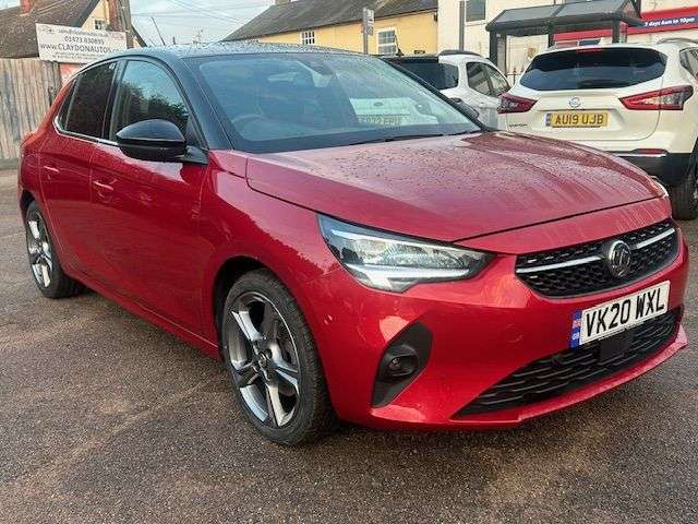 A 2020 VAUXHALL CORSA 1.2 TURBO ELITE NAV PREMIUM 5dr EURO 6 (s/s) (100 ps) CHOICE OF 3 A 2020 VAUXHALL CORSA 1.2 TURBO ELITE NAV PREMIUM 5dr EURO 6 (s/s) (100 ps) CHOICE OF 3
