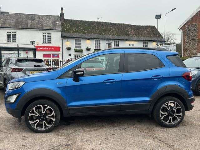 A 2022 FORD ECOSPORT 1.0T ECOBOOST ACTIVE SUV 5dr MANUAL EURO 6 (s/s) (125 ps) A 2022 FORD ECOSPORT 1.0T ECOBOOST ACTIVE SUV 5dr MANUAL EURO 6 (s/s) (125 ps)