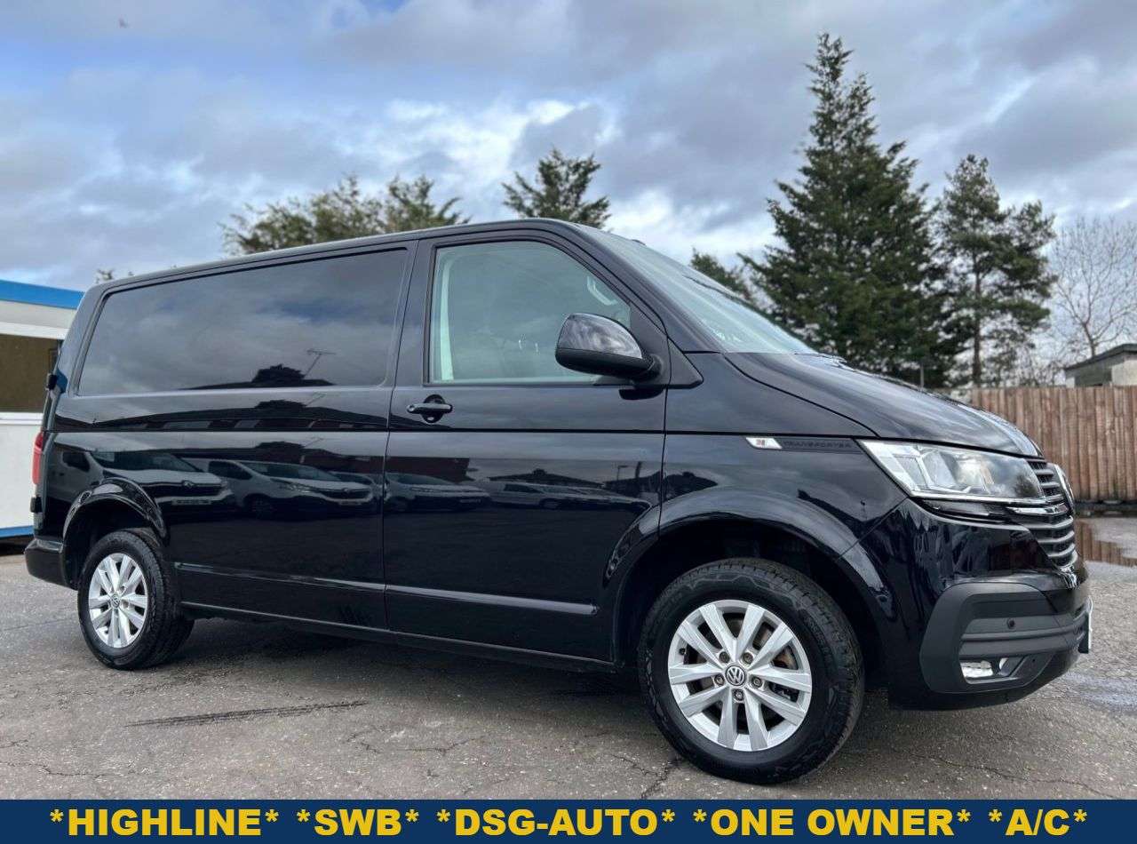 A 2021 VOLKSWAGEN TRANSPORTER 2.0TDI T28 HIGHLINE P/V 5dr DSG FWD SWB ONE OWNER, 5 SERVICES A 2021 VOLKSWAGEN TRANSPORTER 2.0TDI T28 HIGHLINE P/V 5dr DSG FWD SWB ONE OWNER, 5 SERVICES
