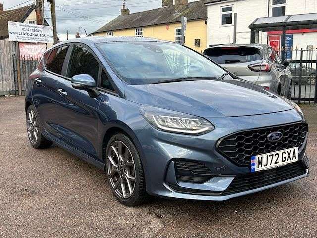 A 2022 FORD FIESTA 1.0T ECOBOOST ST-LINE HATCHBACK 5dr MANUAL EURO 6 (s/s) SAT NAV A 2022 FORD FIESTA 1.0T ECOBOOST ST-LINE HATCHBACK 5dr MANUAL EURO 6 (s/s) SAT NAV