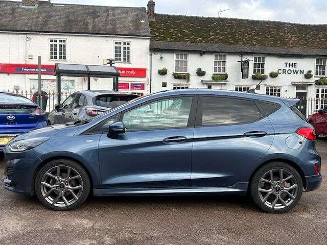A 2022 FORD FIESTA 1.0T ECOBOOST ST-LINE HATCHBACK 5dr MANUAL EURO 6 (s/s) SAT NAV A 2022 FORD FIESTA 1.0T ECOBOOST ST-LINE HATCHBACK 5dr MANUAL EURO 6 (s/s) SAT NAV