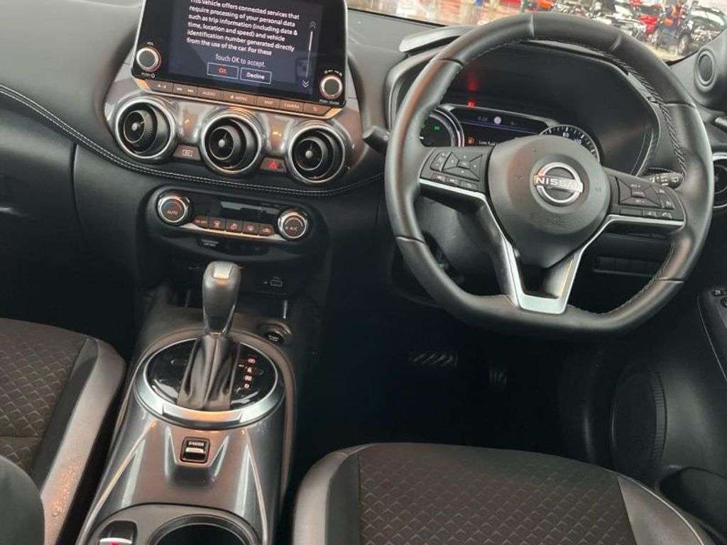 A 2023 NISSAN JUKE 1.6 N-CONNECTA SUV 5dr PETROL HYBRID AUTOMATIC EURO 6 (143 ps) DUE IN SOON A 2023 NISSAN JUKE 1.6 N-CONNECTA SUV 5dr PETROL HYBRID AUTOMATIC EURO 6 (143 ps) DUE IN SOON