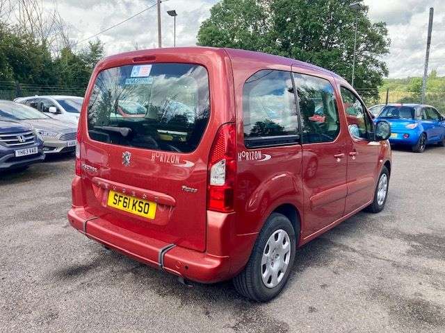 A 2012 PEUGEOT PARTNER TEPEE 1.6 HDi TEPEE S MPV 5dr DIESEL WHEELCHAIR ACCESSIBLE VEHICLE 5 SEATS WAV A 2012 PEUGEOT PARTNER TEPEE 1.6 HDi TEPEE S MPV 5dr DIESEL WHEELCHAIR ACCESSIBLE VEHICLE 5 SEATS WAV
