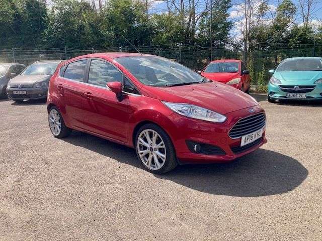 A 2016 FORD FIESTA 1.0T ECOBOOST TITANIUM HATCHBACK 5dr PETROL MANUAL EURO 6 (s/s) (100 ps) NE A 2016 FORD FIESTA 1.0T ECOBOOST TITANIUM HATCHBACK 5dr PETROL MANUAL EURO 6 (s/s) (100 ps) NE