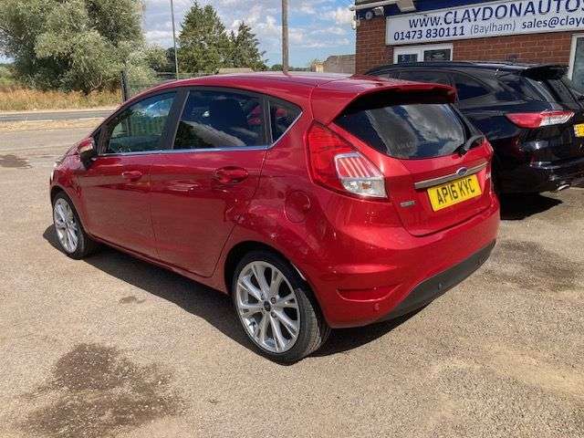 A 2016 FORD FIESTA 1.0T ECOBOOST TITANIUM HATCHBACK 5dr PETROL MANUAL EURO 6 (s/s) (100 ps) NE A 2016 FORD FIESTA 1.0T ECOBOOST TITANIUM HATCHBACK 5dr PETROL MANUAL EURO 6 (s/s) (100 ps) NE
