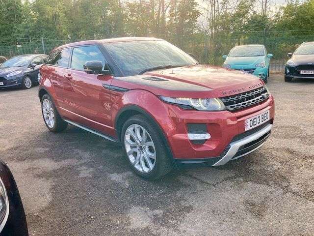 A 2013 LAND ROVER RANGE ROVER EVOQUE 2.2 SD4 DYMANIC COUPE 3dr DIESEL AUTOMATIC 4WD (190 ps) A 2013 LAND ROVER RANGE ROVER EVOQUE 2.2 SD4 DYMANIC COUPE 3dr DIESEL AUTOMATIC 4WD (190 ps)