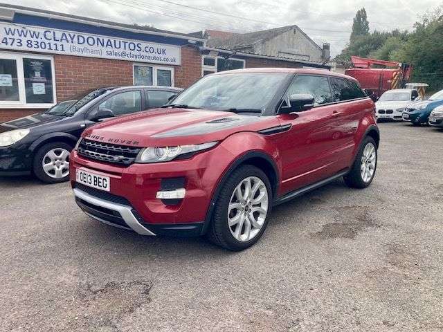 A 2013 LAND ROVER RANGE ROVER EVOQUE 2.2 SD4 DYMANIC COUPE 3dr DIESEL AUTOMATIC 4WD (190 ps) A 2013 LAND ROVER RANGE ROVER EVOQUE 2.2 SD4 DYMANIC COUPE 3dr DIESEL AUTOMATIC 4WD (190 ps)