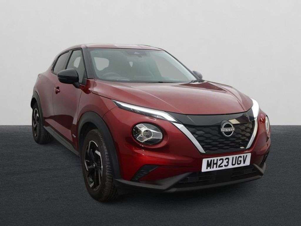 A 2023 NISSAN JUKE 1.6 N-CONNECTA SUV 5dr PETROL HYBRID AUTOMATIC EURO 6 (143 ps) A 2023 NISSAN JUKE 1.6 N-CONNECTA SUV 5dr PETROL HYBRID AUTOMATIC EURO 6 (143 ps)