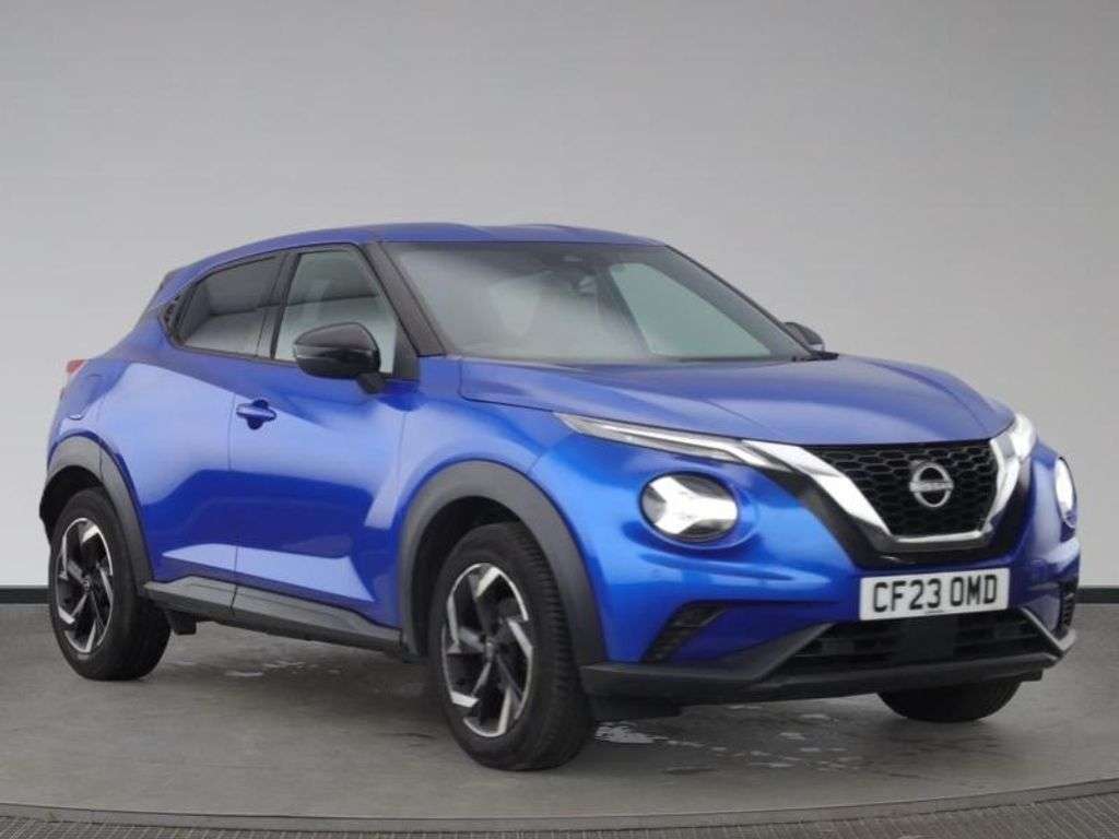A 2023 NISSAN JUKE 1.0 DIG-T N-CONNECTA SUV 5dr PETROL MANUAL EURO 6 (s/s) (114 ps) A 2023 NISSAN JUKE 1.0 DIG-T N-CONNECTA SUV 5dr PETROL MANUAL EURO 6 (s/s) (114 ps)