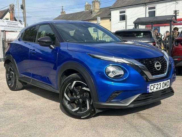 A 2023 NISSAN JUKE 1.0 DIG-T N-CONNECTA SUV 5dr PETROL MANUAL EURO 6 (s/s) (114 ps) A 2023 NISSAN JUKE 1.0 DIG-T N-CONNECTA SUV 5dr PETROL MANUAL EURO 6 (s/s) (114 ps)