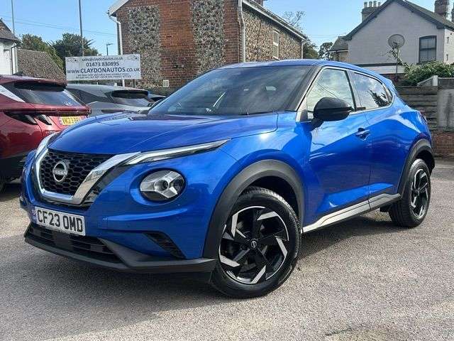 A 2023 NISSAN JUKE 1.0 DIG-T N-CONNECTA SUV 5dr PETROL MANUAL EURO 6 (s/s) (114 ps) A 2023 NISSAN JUKE 1.0 DIG-T N-CONNECTA SUV 5dr PETROL MANUAL EURO 6 (s/s) (114 ps)