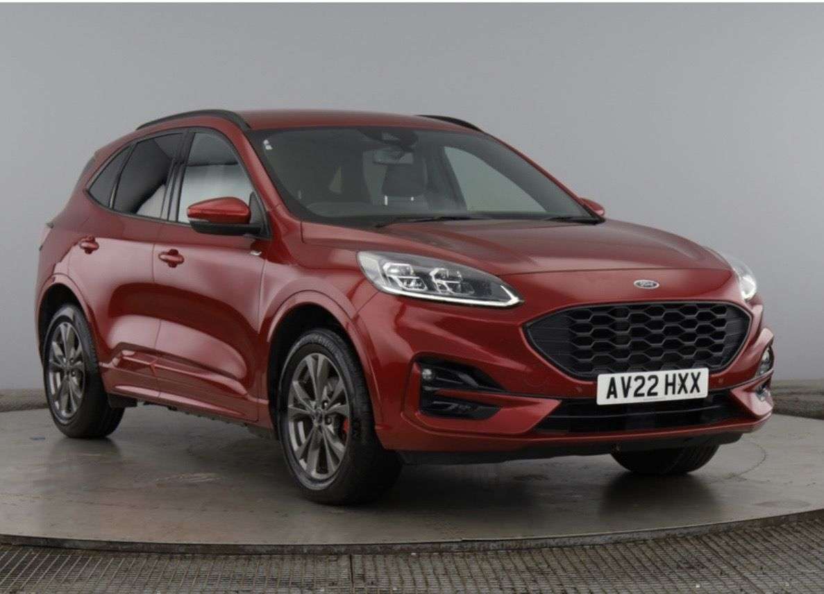 A 2022 FORD KUGA 2.5 ECOBOOST DURATEC 14.4kWh ST-LINE SUV 5dr PETROL PLUG-IN HYBRID CVT AUTO A 2022 FORD KUGA 2.5 ECOBOOST DURATEC 14.4kWh ST-LINE SUV 5dr PETROL PLUG-IN HYBRID CVT AUTO