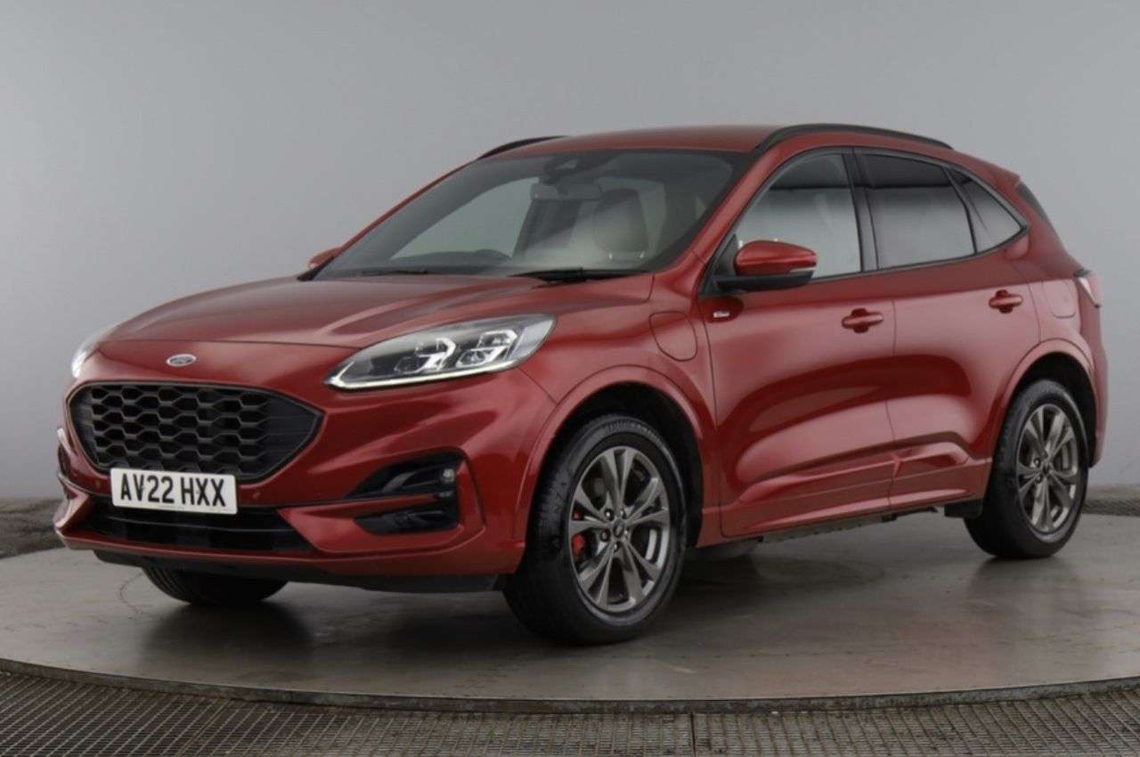 A 2022 FORD KUGA 2.5 ECOBOOST DURATEC 14.4kWh ST-LINE SUV 5dr PETROL PLUG-IN HYBRID CVT AUTO A 2022 FORD KUGA 2.5 ECOBOOST DURATEC 14.4kWh ST-LINE SUV 5dr PETROL PLUG-IN HYBRID CVT AUTO