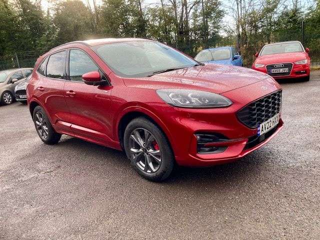A 2022 FORD KUGA 2.5 ECOBOOST DURATEC 14.4kWh ST-LINE SUV 5dr PETROL PLUG-IN HYBRID CVT AUTO A 2022 FORD KUGA 2.5 ECOBOOST DURATEC 14.4kWh ST-LINE SUV 5dr PETROL PLUG-IN HYBRID CVT AUTO