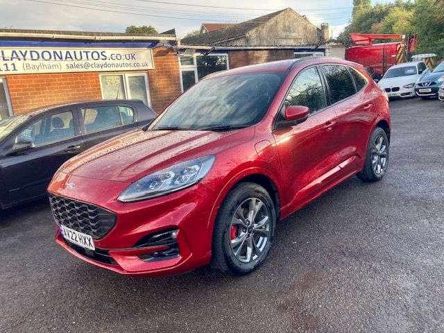 A 2022 FORD KUGA 2.5 ECOBOOST DURATEC 14.4kWh ST-LINE SUV 5dr PETROL PLUG-IN HYBRID CVT AUTO A 2022 FORD KUGA 2.5 ECOBOOST DURATEC 14.4kWh ST-LINE SUV 5dr PETROL PLUG-IN HYBRID CVT AUTO