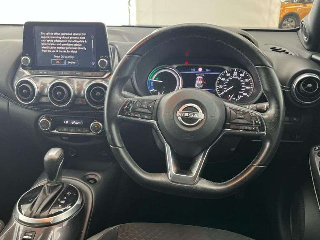 A 2023 NISSAN JUKE 1.6 N-CONNECTA SUV 5dr PETROL HYBRID AUTOMATIC EURO 6 (143 ps) DUE IN SOON A 2023 NISSAN JUKE 1.6 N-CONNECTA SUV 5dr PETROL HYBRID AUTOMATIC EURO 6 (143 ps) DUE IN SOON