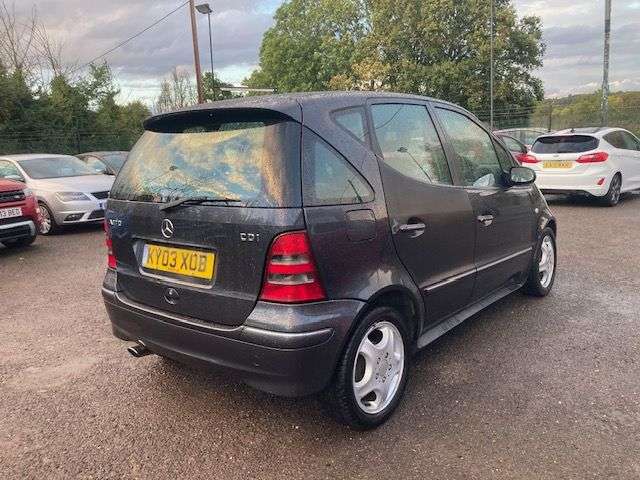 A 2003 MERCEDES-BENZ A CLASS 1.7 A170 CDI AVANTGARDE SWB HATCHBACK 5dr DIESEL MANUAL WITH SERVICE HISTOR A 2003 MERCEDES-BENZ A CLASS 1.7 A170 CDI AVANTGARDE SWB HATCHBACK 5dr DIESEL MANUAL WITH SERVICE HISTOR