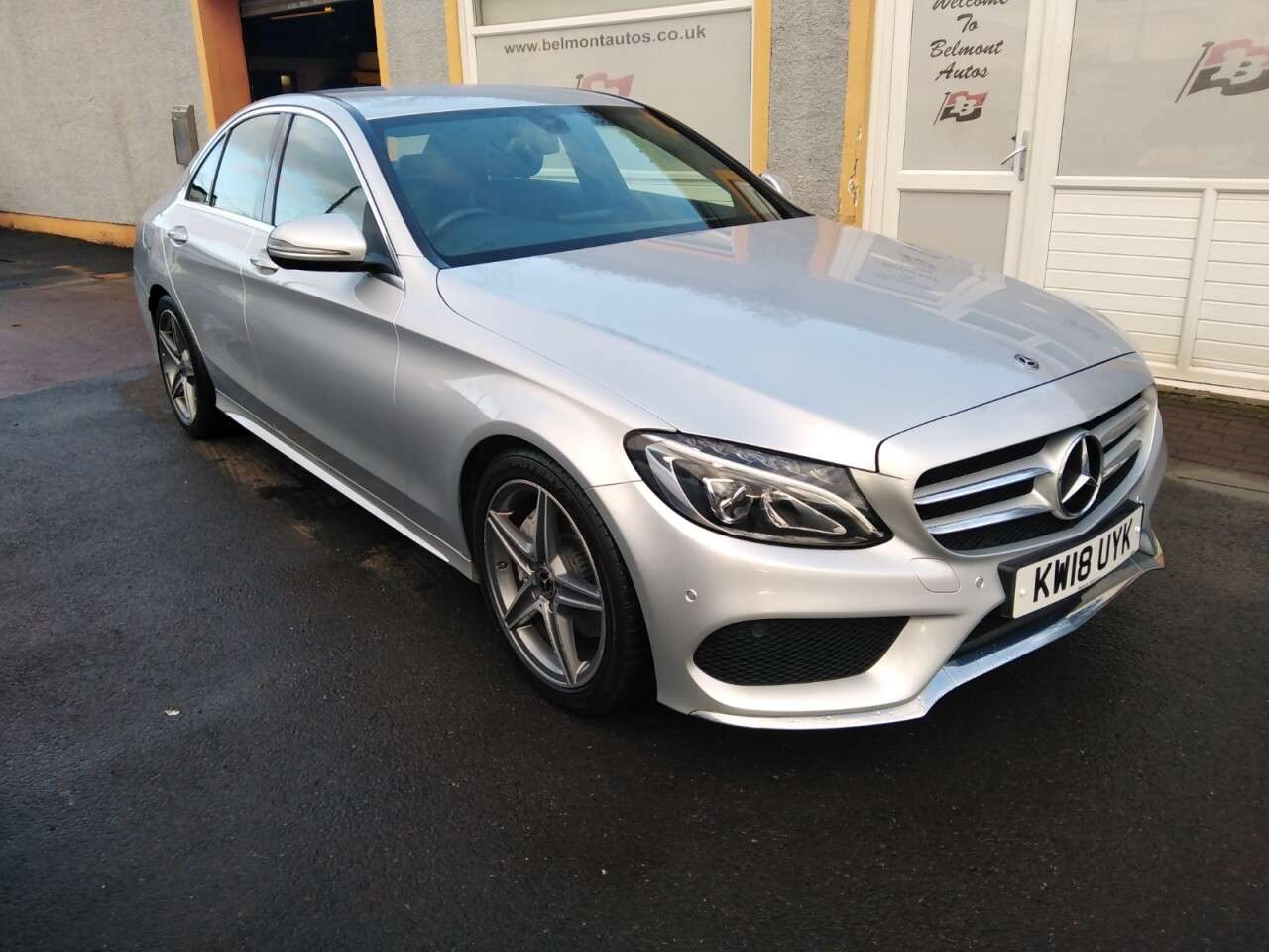 A 2018 MERCEDES-BENZ C-CLASS 2.1 C220d AMG Line Saloon 4dr Diesel G-Tronic+ Euro 6 (s/s) (170 ps) A 2018 MERCEDES-BENZ C-CLASS 2.1 C220d AMG Line Saloon 4dr Diesel G-Tronic+ Euro 6 (s/s) (170 ps)