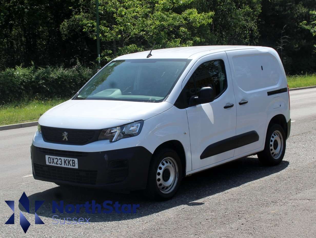 A 2023 PEUGEOT PARTNER 1.5 BlueHDi 1000 Professional Premium + Standard Panel Van 5dr Diesel Manual SWB Euro 6 (s/s) (100 bhp) A 2023 PEUGEOT PARTNER 1.5 BlueHDi 1000 Professional Premium + Standard Panel Van 5dr Diesel Manual SWB Euro 6 (s/s) (100 bhp)