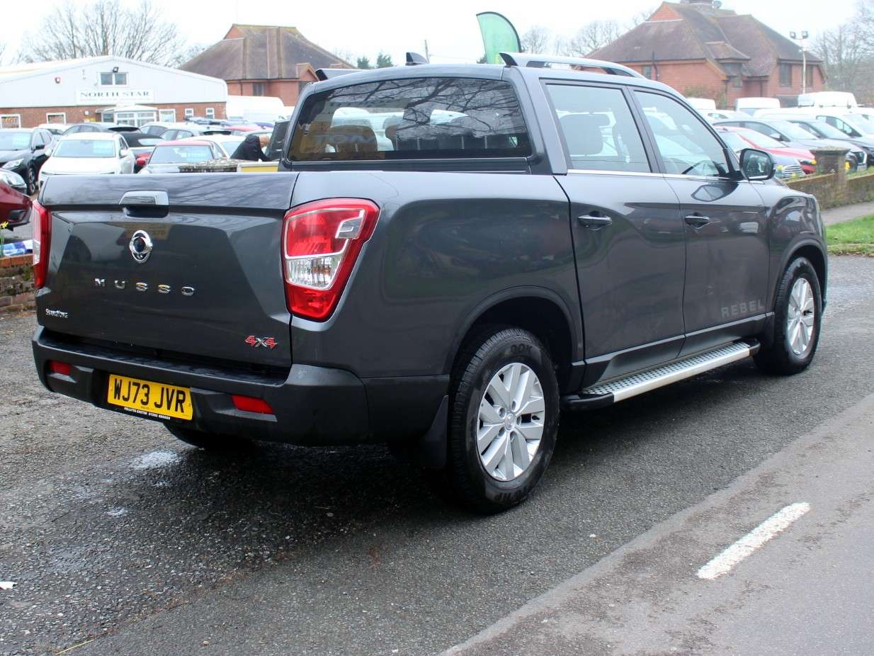 A 2023 SSANGYONG MUSSO 2.2D Rebel Pickup Double Cab 4dr Diesel Auto 4WD Euro 6 (202 ps) A 2023 SSANGYONG MUSSO 2.2D Rebel Pickup Double Cab 4dr Diesel Auto 4WD Euro 6 (202 ps)