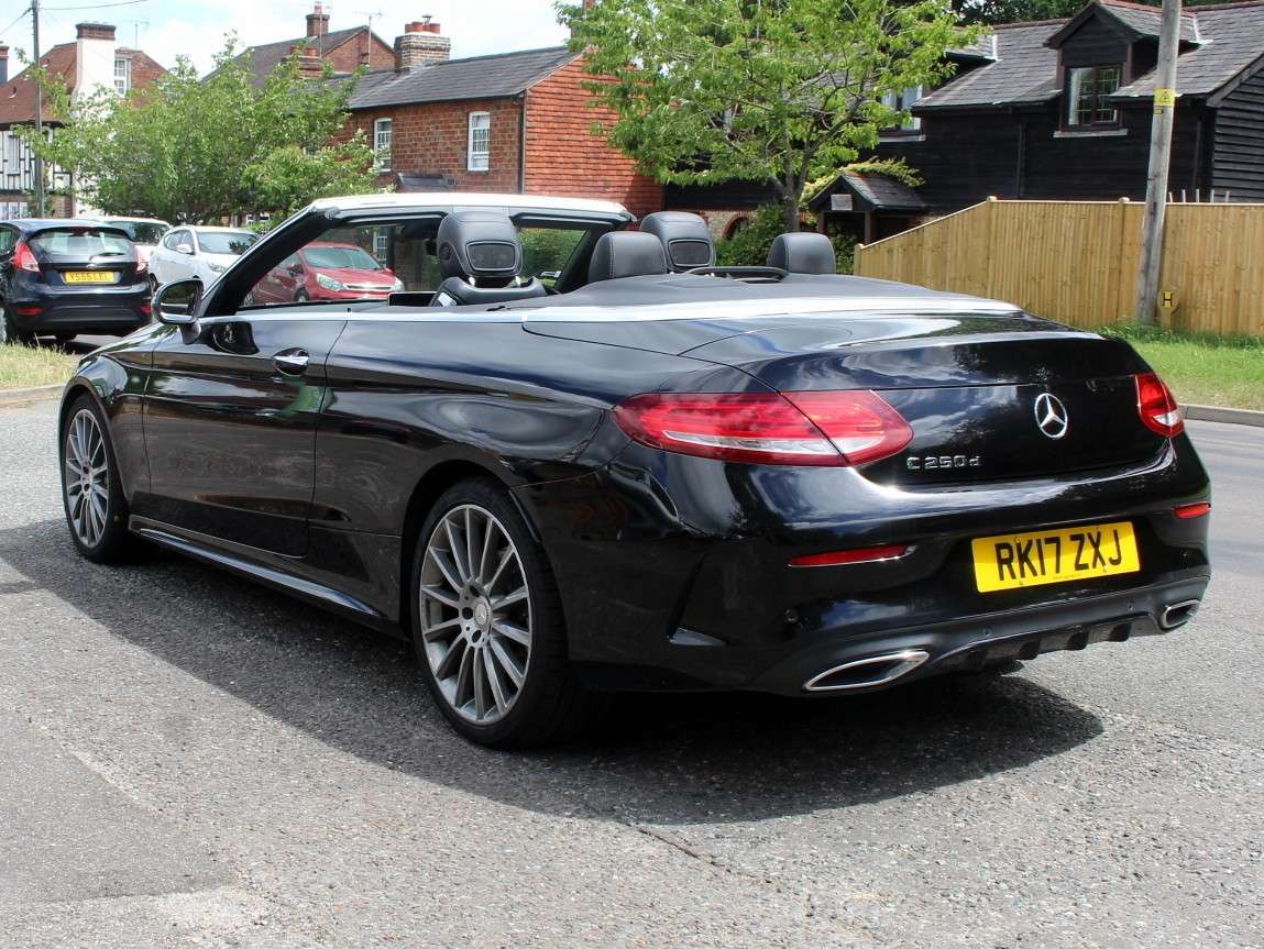A 2017 MERCEDES-BENZ C CLASS 2.1 C250d AMG Line (Premium Plus) Cabriolet 2dr Diesel G-Tronic+ Euro 6 (s/s) (204 ps) A 2017 MERCEDES-BENZ C CLASS 2.1 C250d AMG Line (Premium Plus) Cabriolet 2dr Diesel G-Tronic+ Euro 6 (s/s) (204 ps)