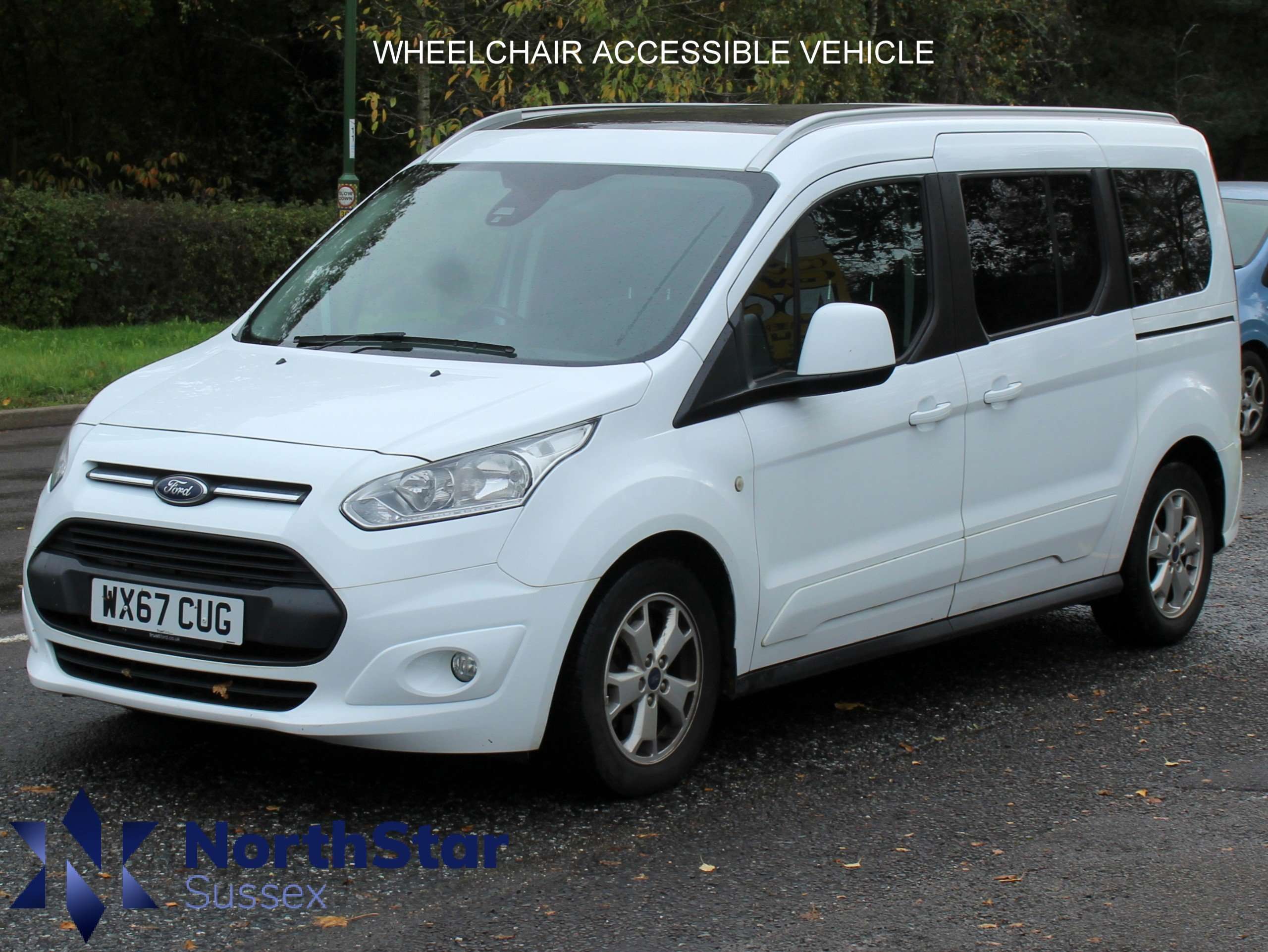 A 2017 FORD GRAND TOURNEO CONNECT 1.5 TDCi Titanium Wheelchair Access 5dr Diesel Manual Euro 6 (s/s) (120 ps) A 2017 FORD GRAND TOURNEO CONNECT 1.5 TDCi Titanium Wheelchair Access 5dr Diesel Manual Euro 6 (s/s) (120 ps)