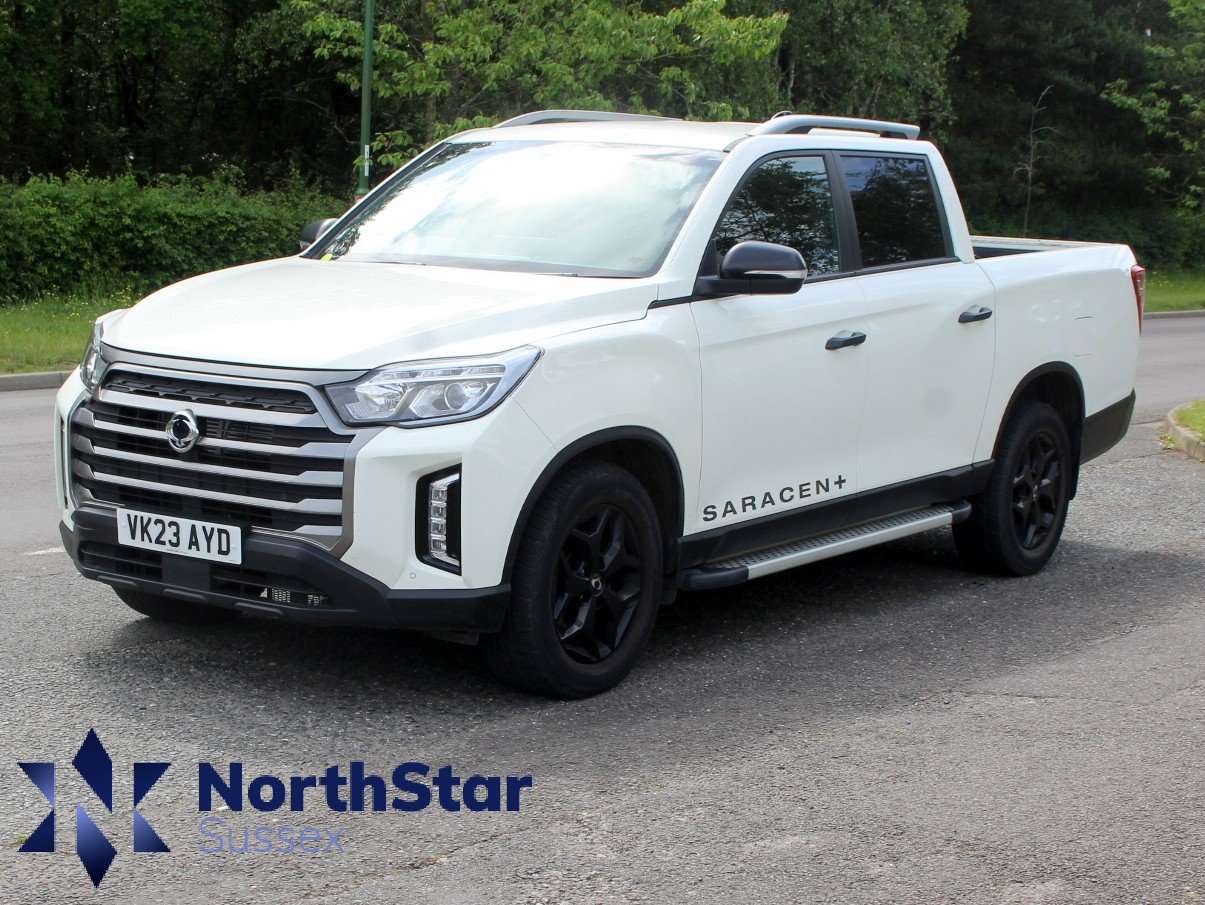 A 2023 SSANGYONG MUSSO 2.2D Saracen Plus Pickup Double Cab 4dr Diesel Auto 4WD LWB Euro 6 (202 ps) A 2023 SSANGYONG MUSSO 2.2D Saracen Plus Pickup Double Cab 4dr Diesel Auto 4WD LWB Euro 6 (202 ps)