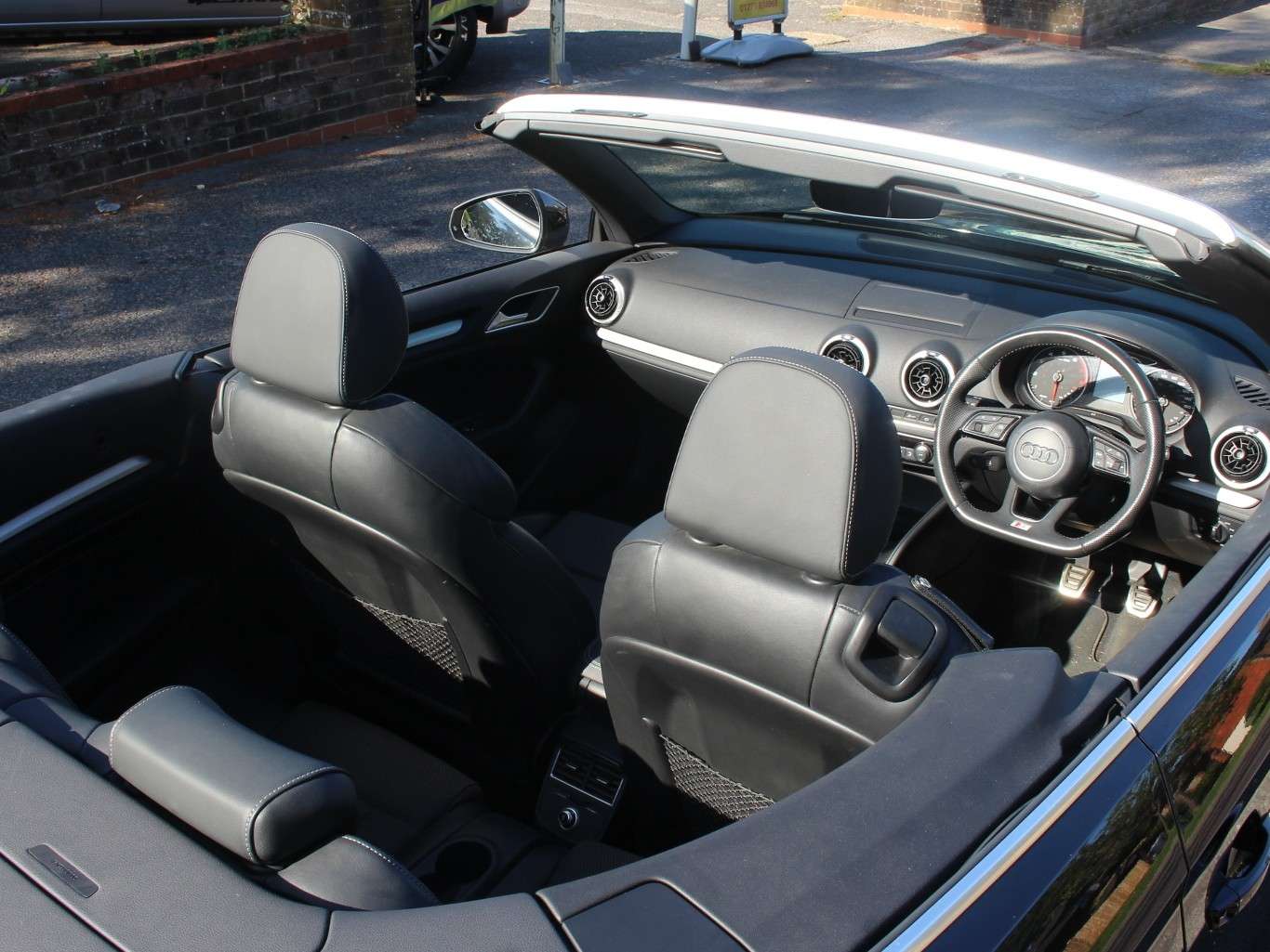 A 2017 AUDI A3 CABRIOLET 1.5 TFSI CoD S line Convertible 2dr Petrol Manual Euro 6 (s/s) (150 ps) A 2017 AUDI A3 CABRIOLET 1.5 TFSI CoD S line Convertible 2dr Petrol Manual Euro 6 (s/s) (150 ps)
