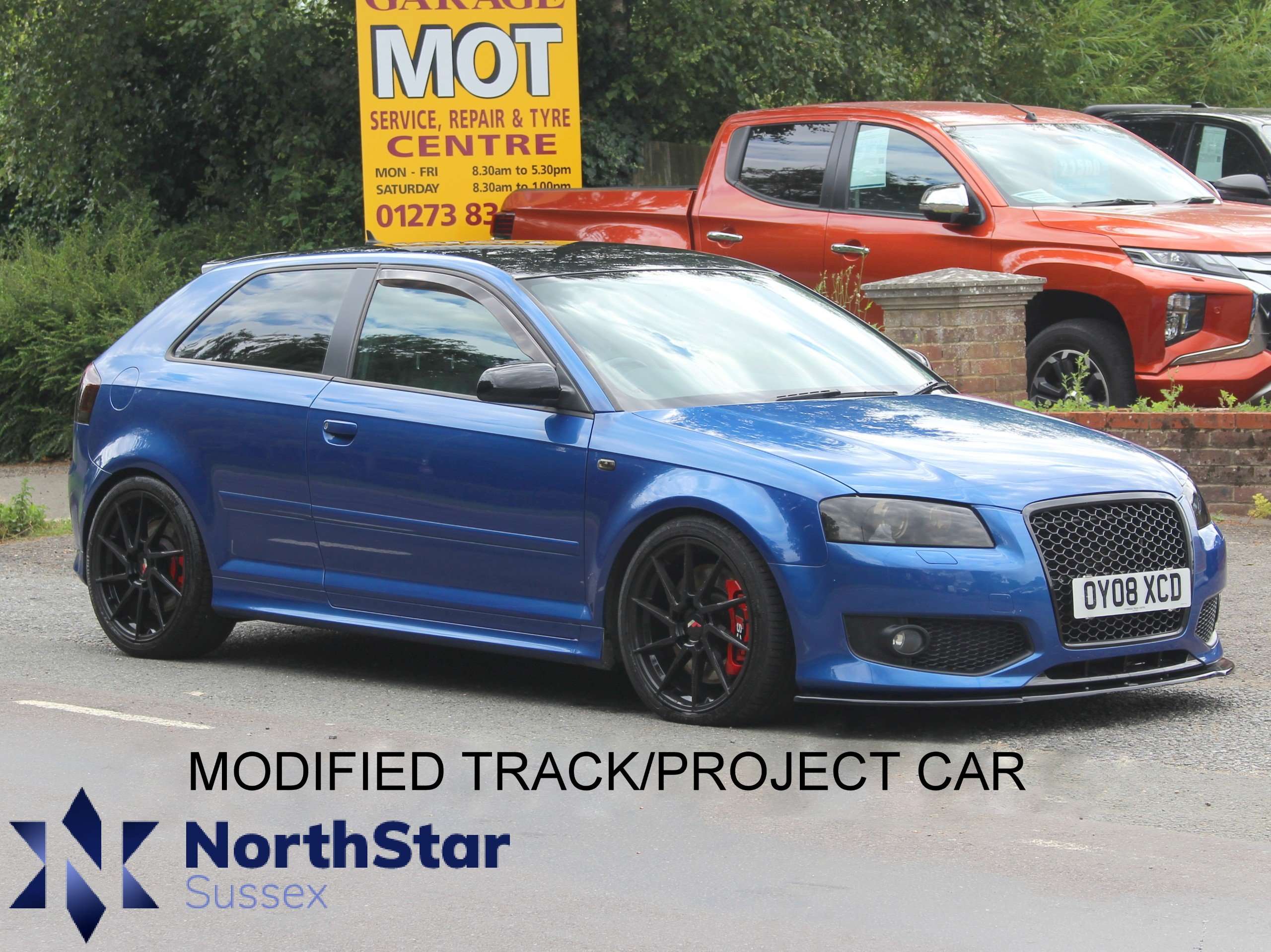 A 2008 AUDI S3 2.0 TFSI FAST TRACK CAR Hatchback 3dr Petrol Manual quattro (Modified) A 2008 AUDI S3 2.0 TFSI FAST TRACK CAR Hatchback 3dr Petrol Manual quattro (Modified)