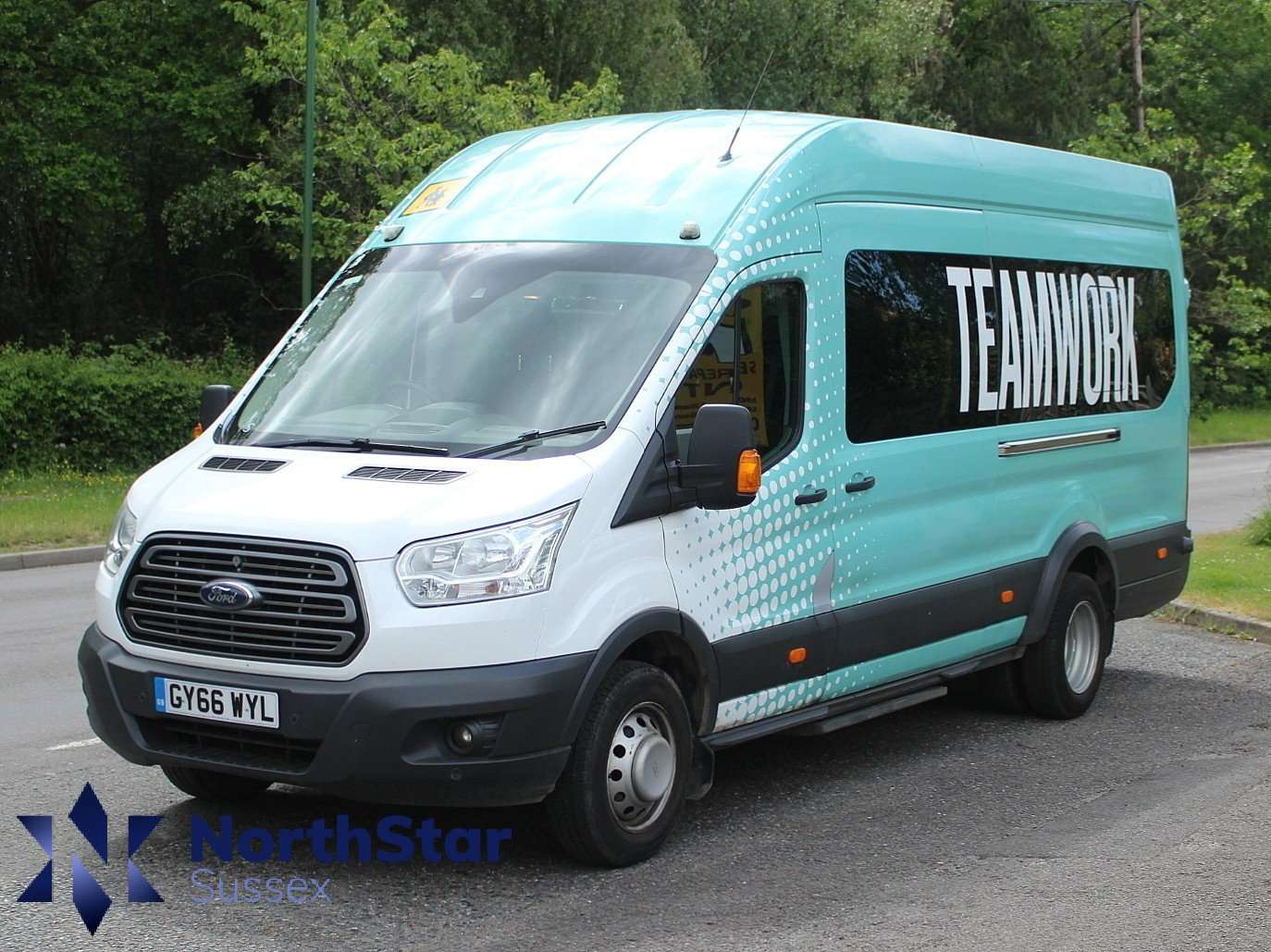 A 2016 FORD TRANSIT 2.2 TDCi 460 HDT Trend Minibus 5dr Diesel Manual L4 H3 (18 seats) (196 g/km, 123 bhp) A 2016 FORD TRANSIT 2.2 TDCi 460 HDT Trend Minibus 5dr Diesel Manual L4 H3 (18 seats) (196 g/km, 123 bhp)