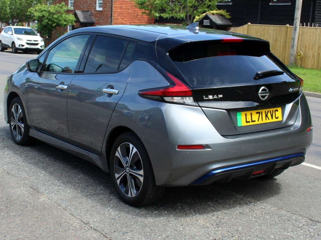 A 2021 NISSAN LEAF 62kWh e+ N-Connecta Hatchback 5dr Electric Auto (217 ps) A 2021 NISSAN LEAF 62kWh e+ N-Connecta Hatchback 5dr Electric Auto (217 ps)