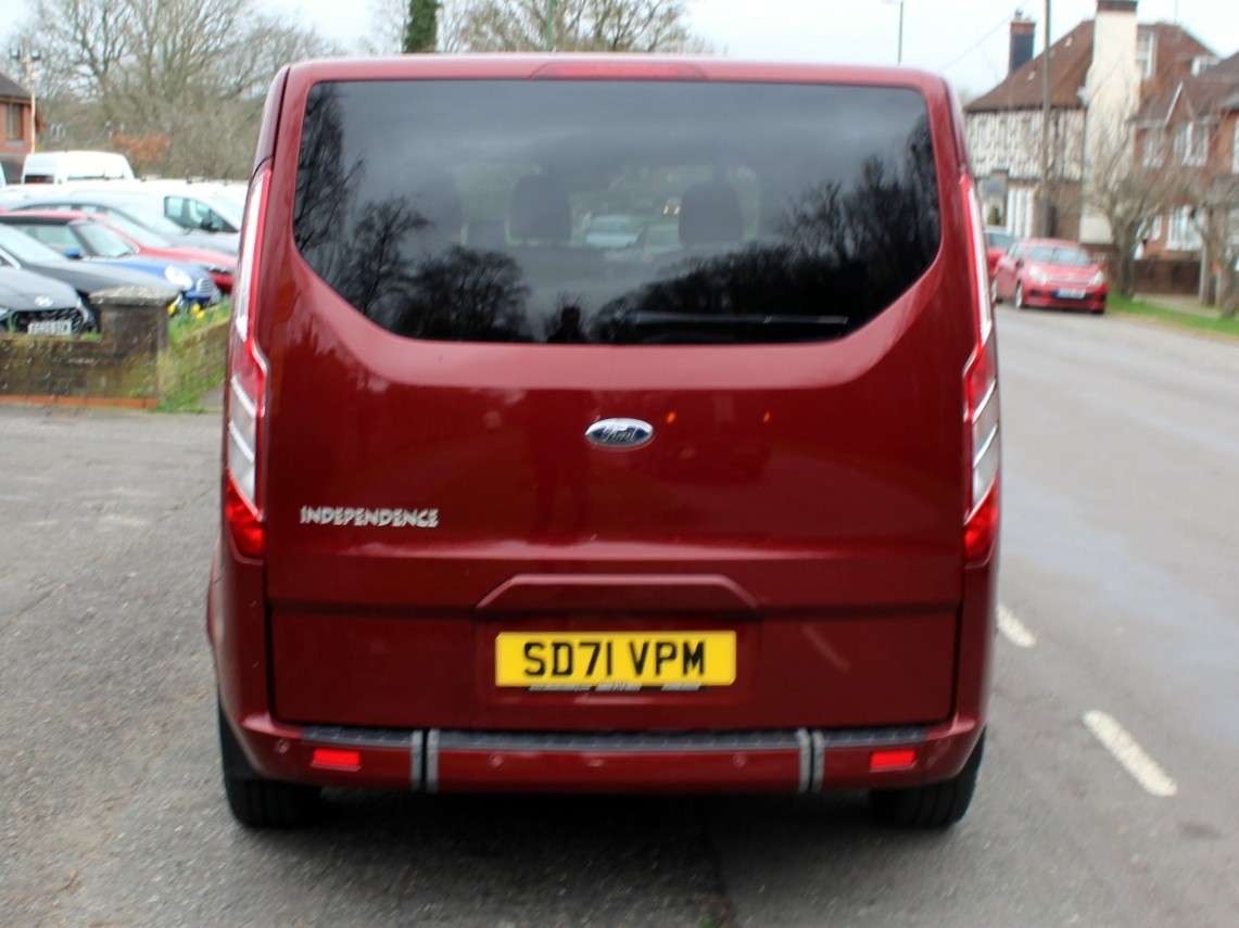 A 2021 FORD TOURNEO CUSTOM 2.0 320 EcoBlue Titanium Wheelchair Accessible 5dr Diesel Manual L1 Euro 6 (s/s) (130 ps) A 2021 FORD TOURNEO CUSTOM 2.0 320 EcoBlue Titanium Wheelchair Accessible 5dr Diesel Manual L1 Euro 6 (s/s) (130 ps)