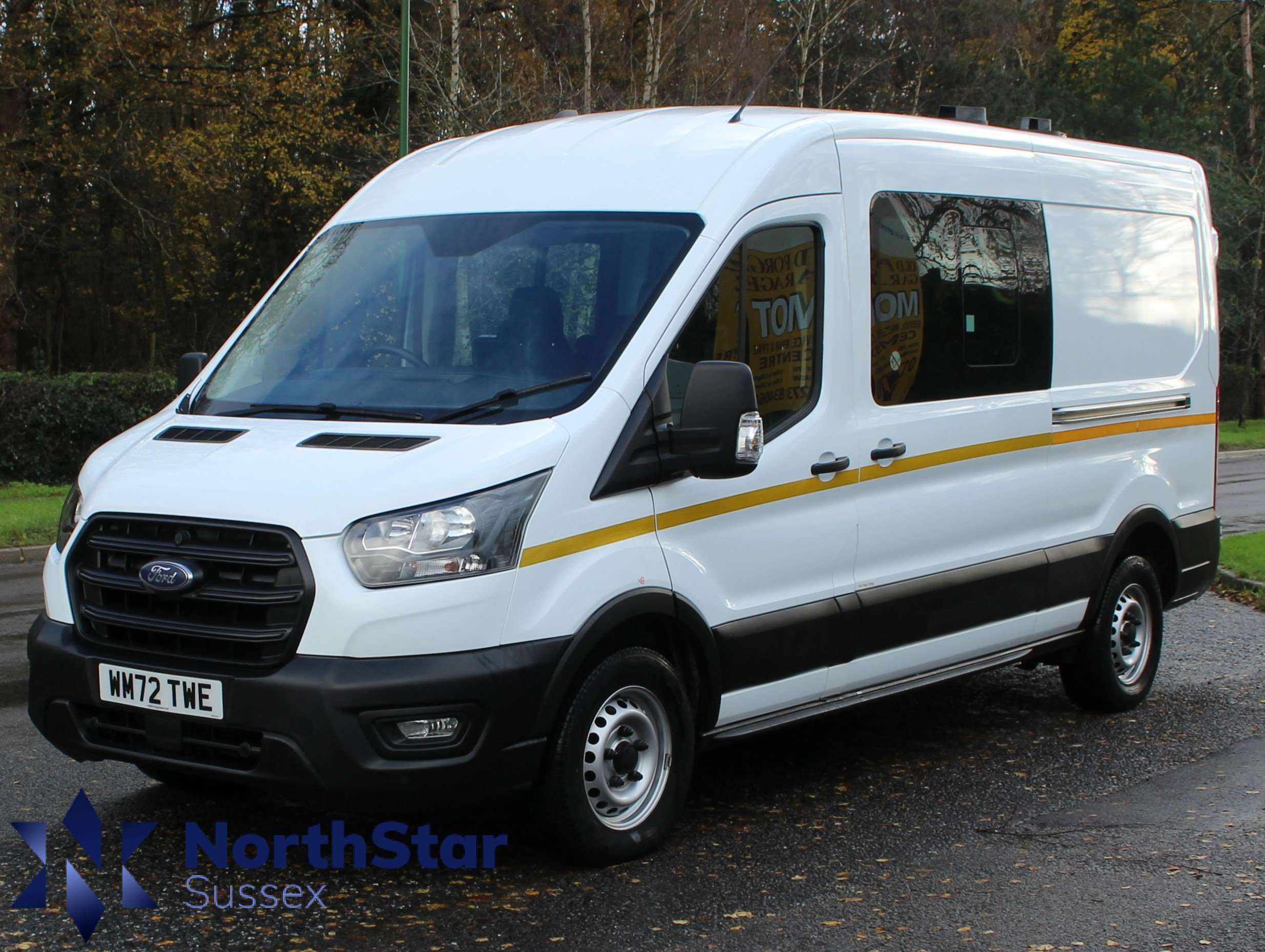 A 2023 FORD TRANSIT 2.0 350 EcoBlue Leader Crew Van Double Cab 6dr Messing Unit FWD L3 H2 Euro 6 (s/s) (130 ps) A 2023 FORD TRANSIT 2.0 350 EcoBlue Leader Crew Van Double Cab 6dr Messing Unit FWD L3 H2 Euro 6 (s/s) (130 ps)