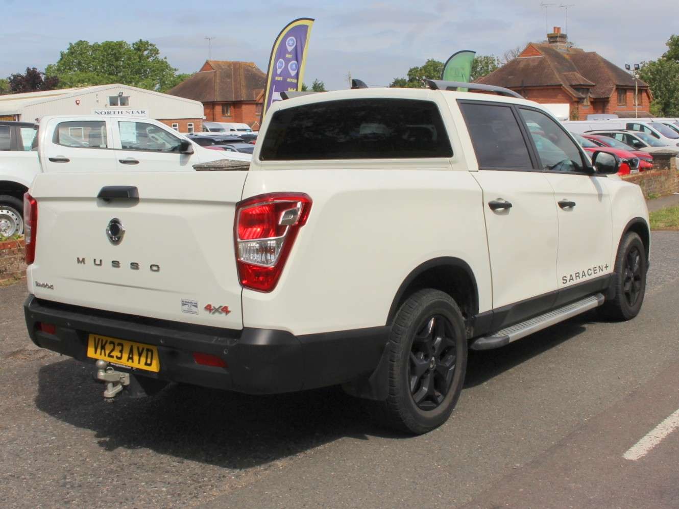 A 2023 SSANGYONG MUSSO 2.2D Saracen Plus Pickup Double Cab 4dr Diesel Auto 4WD LWB Euro 6 (202 ps) A 2023 SSANGYONG MUSSO 2.2D Saracen Plus Pickup Double Cab 4dr Diesel Auto 4WD LWB Euro 6 (202 ps)