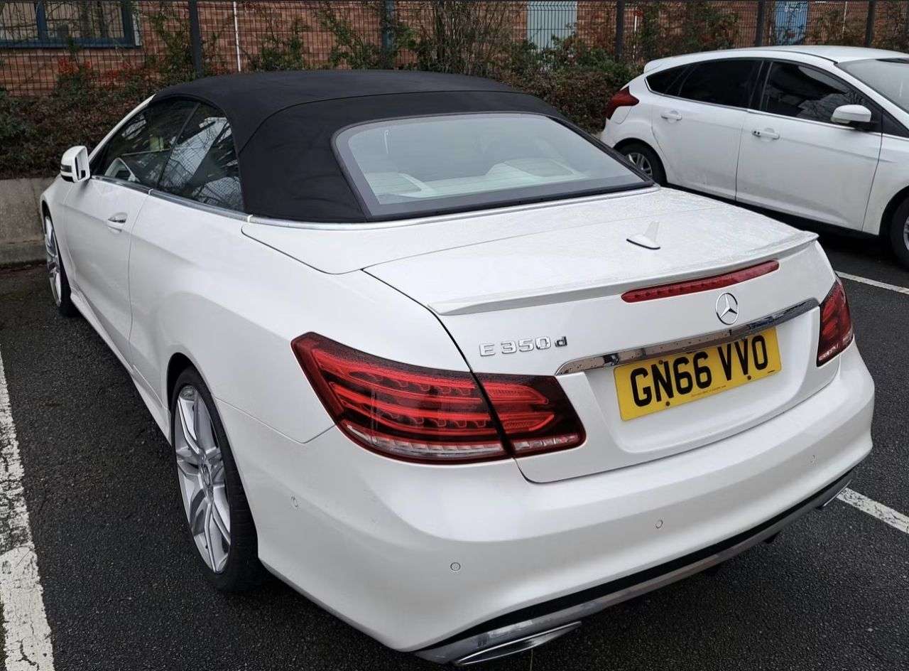 A 2016 MERCEDES-BENZ E-CLASS 3.0 E350d V6 AMG Line Edition (Premium) Cabriolet 2dr Diesel G-Tronic+ Euro A 2016 MERCEDES-BENZ E-CLASS 3.0 E350d V6 AMG Line Edition (Premium) Cabriolet 2dr Diesel G-Tronic+ Euro