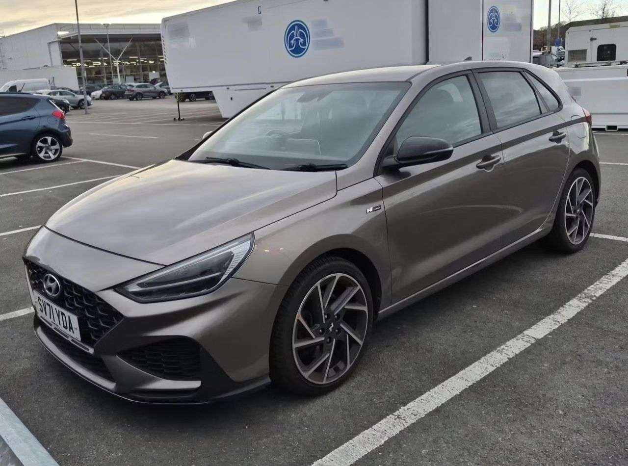 A 2021 HYUNDAI I30 1.5 T-GDi MHEV N Line Hatchback 5dr Petrol Hybrid Manual Euro 6 (s/s) (159 A 2021 HYUNDAI I30 1.5 T-GDi MHEV N Line Hatchback 5dr Petrol Hybrid Manual Euro 6 (s/s) (159