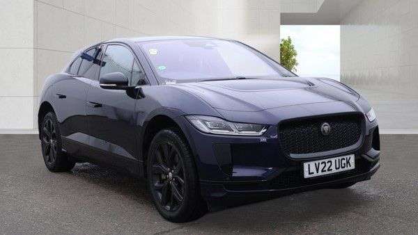 A 2022 JAGUAR I-PACE 400 90kWh Black SUV 5dr Electric Auto 4WD (400 ps) A 2022 JAGUAR I-PACE 400 90kWh Black SUV 5dr Electric Auto 4WD (400 ps)