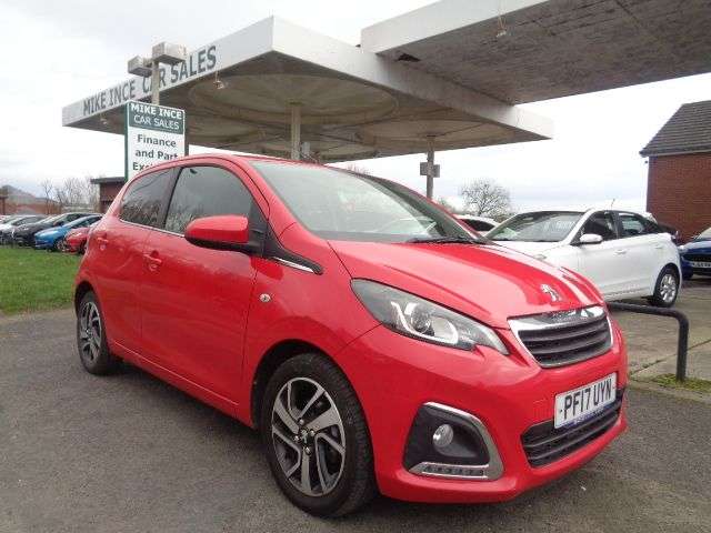 A 2017 PEUGEOT 108 1.2 PureTech Allure Hatchback 5dr Petrol Manual Euro 6 (82 ps) SERVICE HIST A 2017 PEUGEOT 108 1.2 PureTech Allure Hatchback 5dr Petrol Manual Euro 6 (82 ps) SERVICE HIST