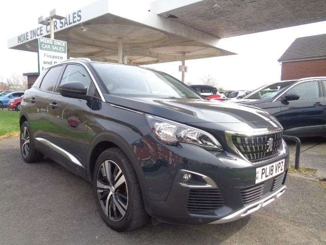 A 2018 PEUGEOT 3008 1.2 PureTech Allure SUV 5dr Petrol Manual Euro 6 (s/s) (130 ps) APPLE CAR P A 2018 PEUGEOT 3008 1.2 PureTech Allure SUV 5dr Petrol Manual Euro 6 (s/s) (130 ps) APPLE CAR P