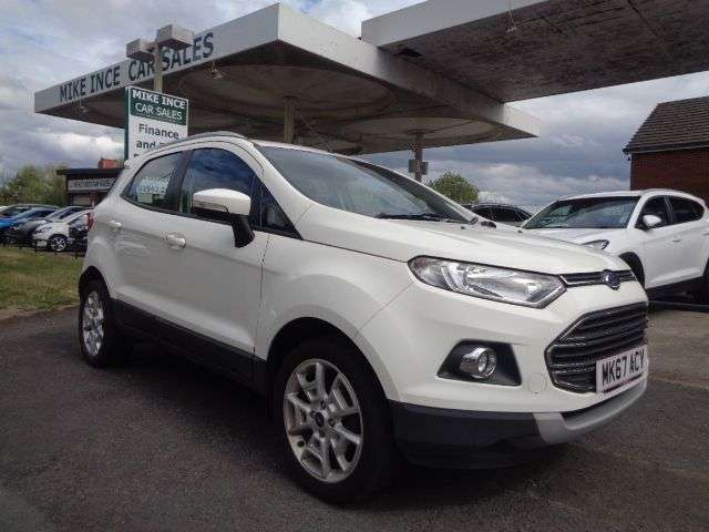 A 2017 FORD ECOSPORT 1.0T EcoBoost Titanium SUV 5dr Petrol Manual 2WD Euro 5 (s/s) (125 ps) ONE A 2017 FORD ECOSPORT 1.0T EcoBoost Titanium SUV 5dr Petrol Manual 2WD Euro 5 (s/s) (125 ps) ONE