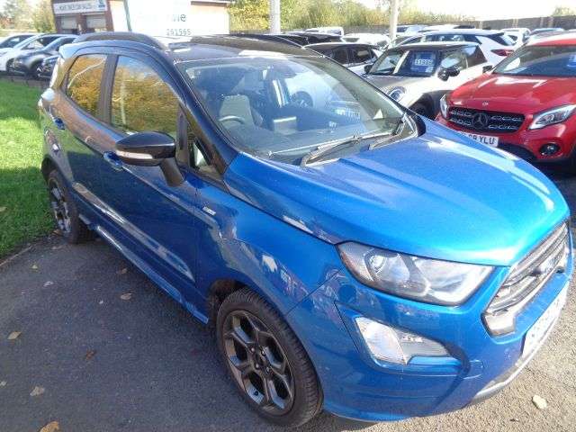 A 2019 FORD ECOSPORT 1.0T EcoBoost GPF ST-Line SUV 5dr Petrol Manual Euro 6 (s/s) (100 ps) SERVI A 2019 FORD ECOSPORT 1.0T EcoBoost GPF ST-Line SUV 5dr Petrol Manual Euro 6 (s/s) (100 ps) SERVI