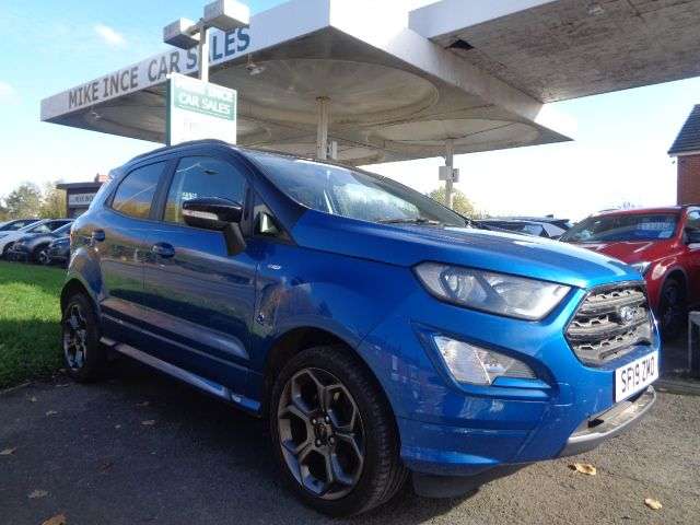 A 2019 FORD ECOSPORT 1.0T EcoBoost GPF ST-Line SUV 5dr Petrol Manual Euro 6 (s/s) (100 ps) SERVI A 2019 FORD ECOSPORT 1.0T EcoBoost GPF ST-Line SUV 5dr Petrol Manual Euro 6 (s/s) (100 ps) SERVI