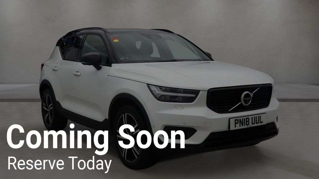 A 2018 VOLVO XC40 2.0 D4 R-Design SUV 5dr Diesel Auto AWD Euro 6 (s/s) (190 ps) A 2018 VOLVO XC40 2.0 D4 R-Design SUV 5dr Diesel Auto AWD Euro 6 (s/s) (190 ps)