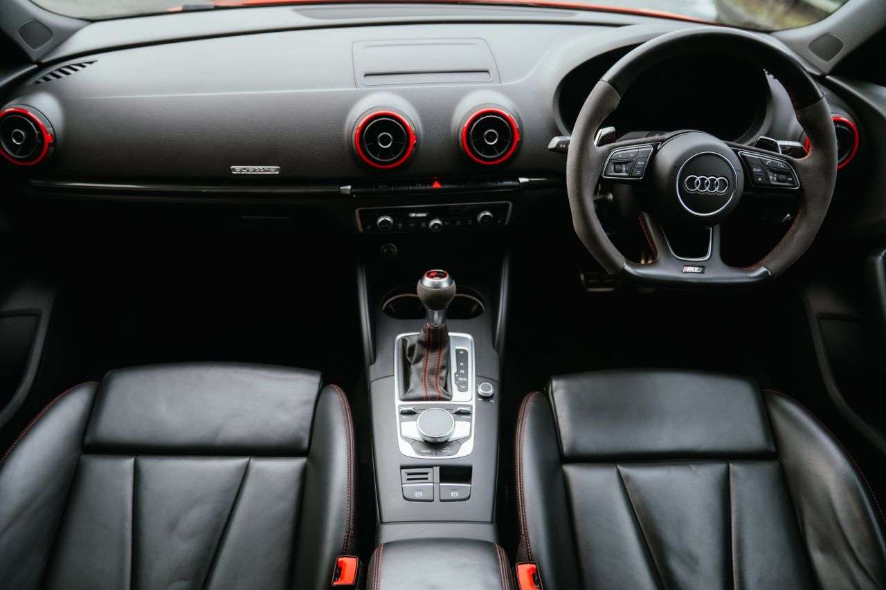 A 2018 AUDI RS3 2.5 TFSI Sportback 5dr Petrol S Tronic quattro Euro 6 (s/s) (400 ps) A 2018 AUDI RS3 2.5 TFSI Sportback 5dr Petrol S Tronic quattro Euro 6 (s/s) (400 ps)