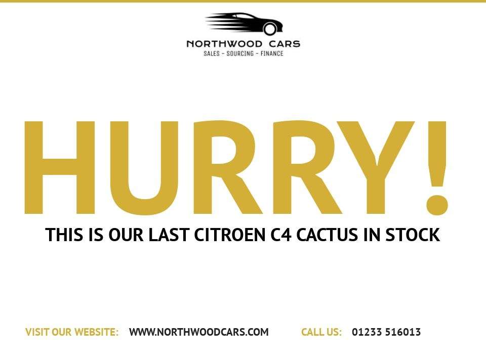 A 2016 CITROEN C4 CACTUS 1.6 BlueHDi Flair Hatchback 5dr Diesel Manual Euro 6 (100 ps) Nav - Bluetoo A 2016 CITROEN C4 CACTUS 1.6 BlueHDi Flair Hatchback 5dr Diesel Manual Euro 6 (100 ps) Nav - Bluetoo