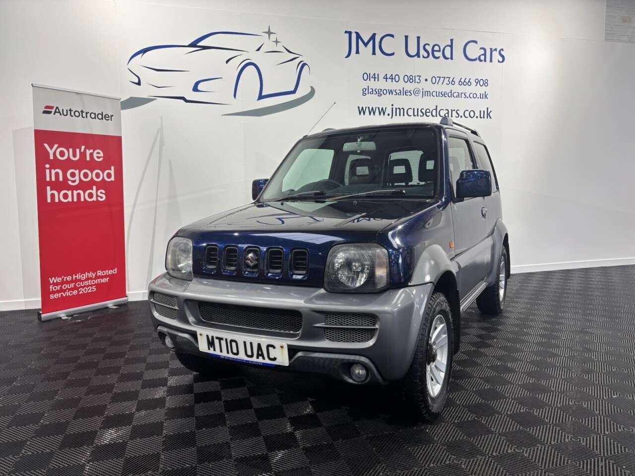 A 2010 SUZUKI JIMNY 1.3 SZ4 SUV 3dr Petrol Manual (171 g/km, 83 bhp) PART LEATHER A 2010 SUZUKI JIMNY 1.3 SZ4 SUV 3dr Petrol Manual (171 g/km, 83 bhp) PART LEATHER